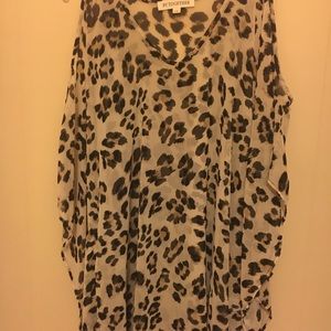 Woman’s Leopard Print Blouse